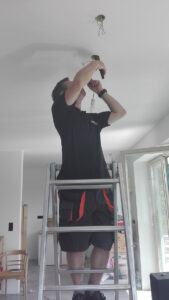 Étkező világítás befejezése